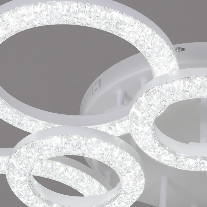 Люстра на штанге  87120-0.3-5+5C WH