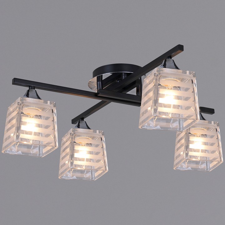 Потолочная люстра De Markt 89260-0.3-04 BK+CR