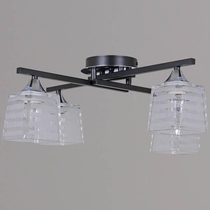 Потолочная люстра De Markt 89260-0.3-04 BK+CR