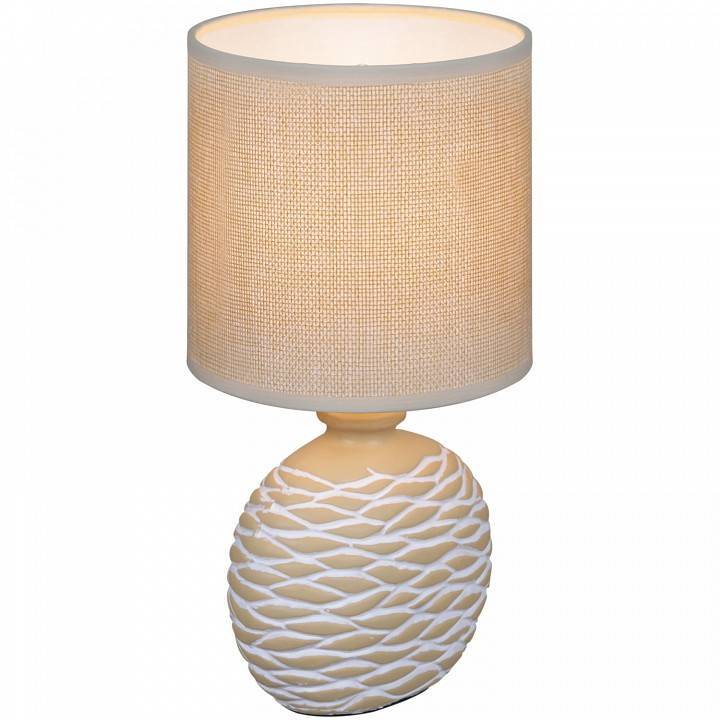 Настольная лампа декоративная Reluce бежевая 98231-0.7-01 BEIGE