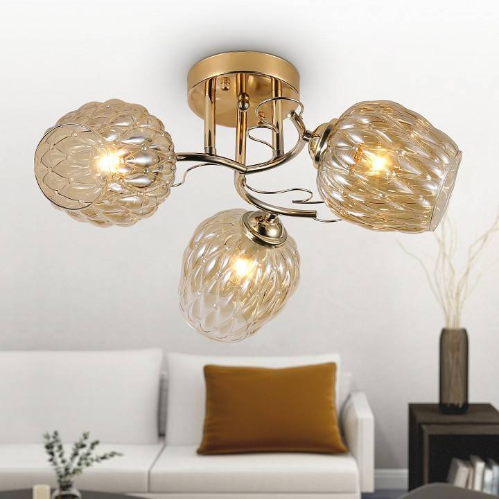 Потолочная люстра Rivoli Alexia 3хE27 Б0054732