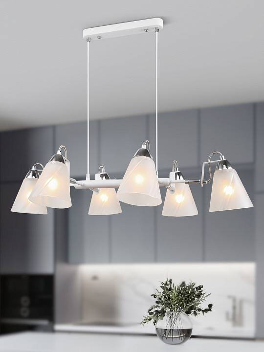 Подвесная люстра Rivoli Daisy 6хE14 40 Вт Б0055521