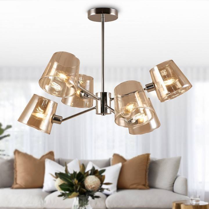 Люстра на штанге Rivoli Eliza 6xE14 40 Вт Б0055629