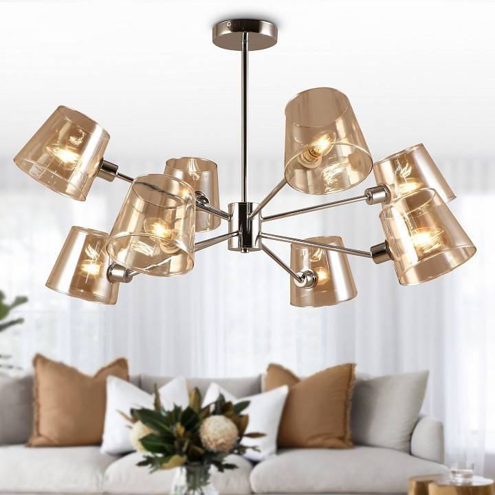 Люстра на штанге Rivoli Eliza 8xE14 40 Вт Б0055630