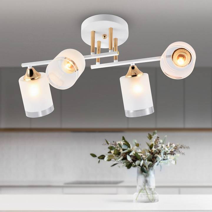 Люстра на штанге Rivoli Georgiana 3xE27 40 Вт Б0055878