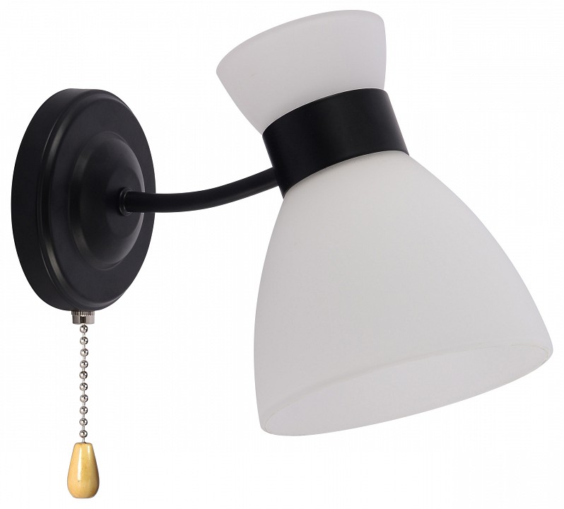 Бра Rivoli Aemilia 1xE27 черный 9185-401