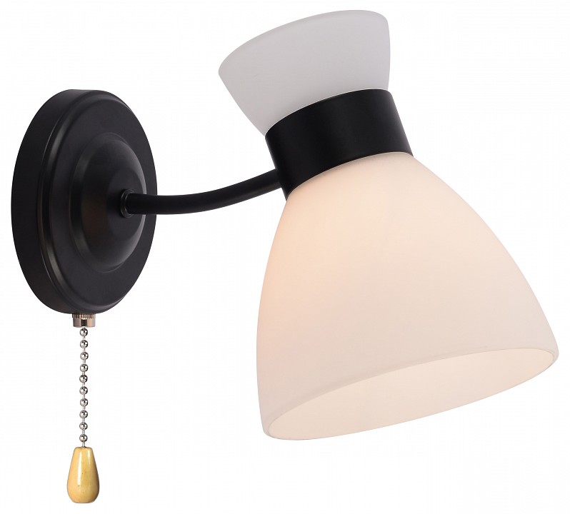 Бра Rivoli Aemilia 1xE27 черный 9185-401