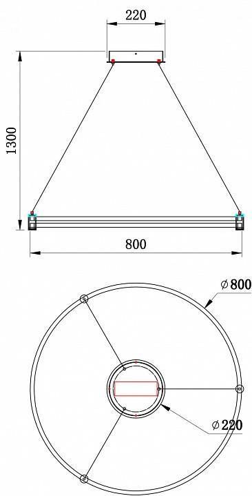 Подвесной светильник Stilfort Tooring 4006/02/01PL
