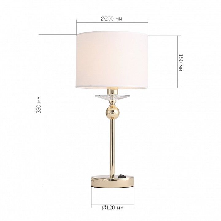 Настольная лампа декоративная ST-Luce BRASS SL1405.204.01