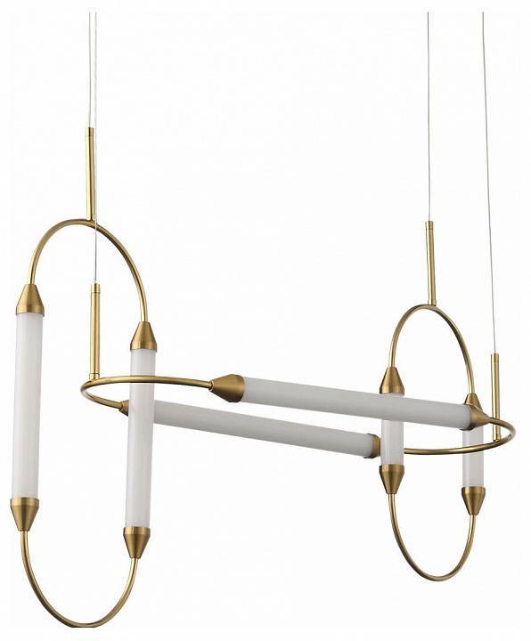 Подвесная люстра ST-Luce Olbia 6 ламп хром/белый SL6004.303.06