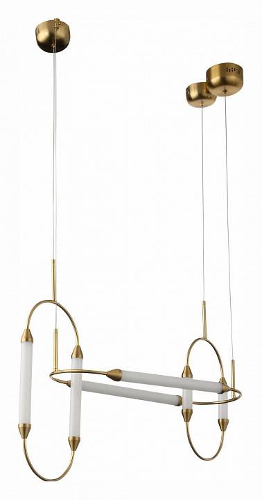 Подвесная люстра ST-Luce Olbia 6 ламп хром/белый SL6004.303.06