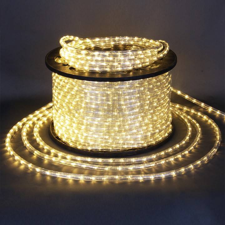 Шнур световой Sneha  13-2W-100M-220V-LED-U WW