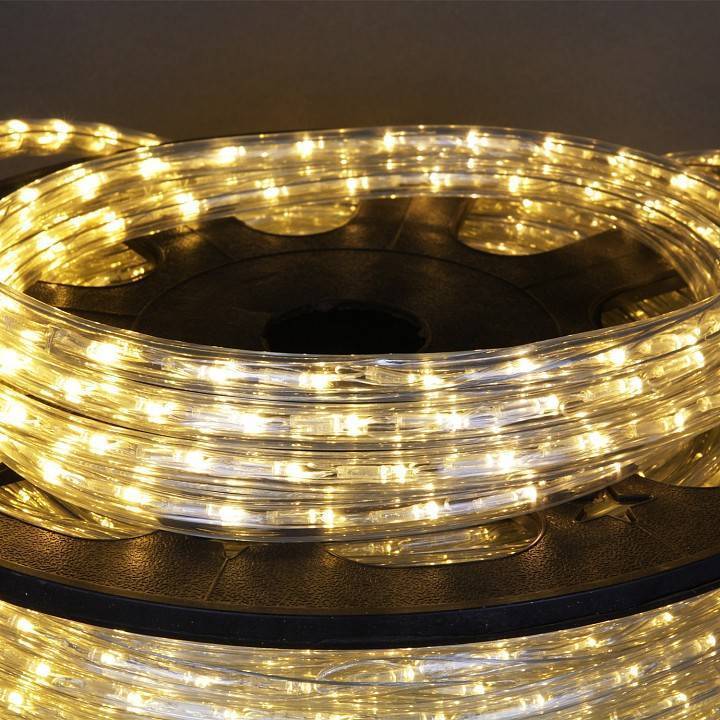 Шнур световой Sneha  13-2W-100M-220V-LED-U WW