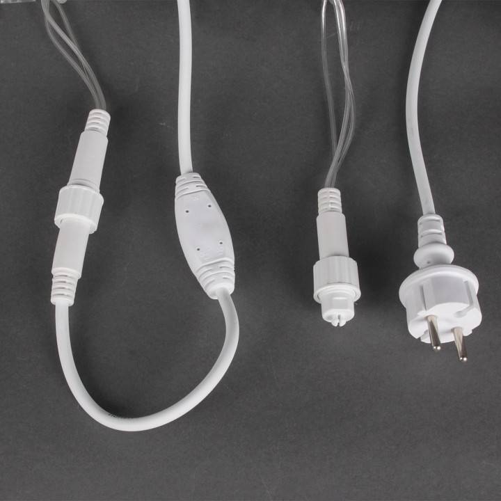 Гирлянда нить Sneha A-047C 200 LED 20 м IP44 белый свет A-047C WT