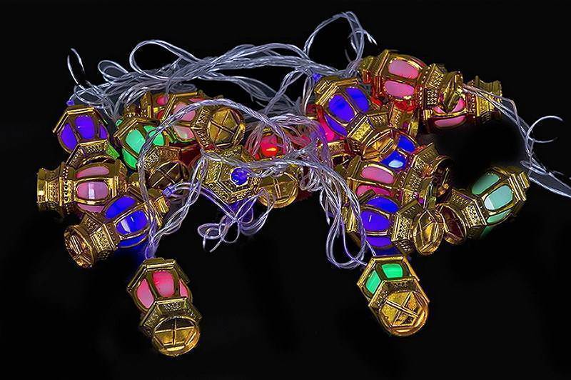 Гирлянда с насадками Sneha A-258 мультиколор A-258 RD/GN, RD/BL