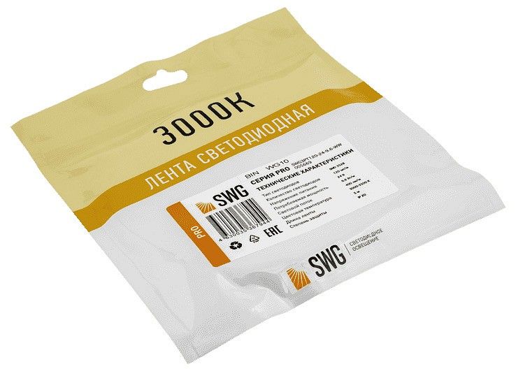Лента светодиодная SWG PRO SWG3PT120 SWG3PT120-24-9.6-WW