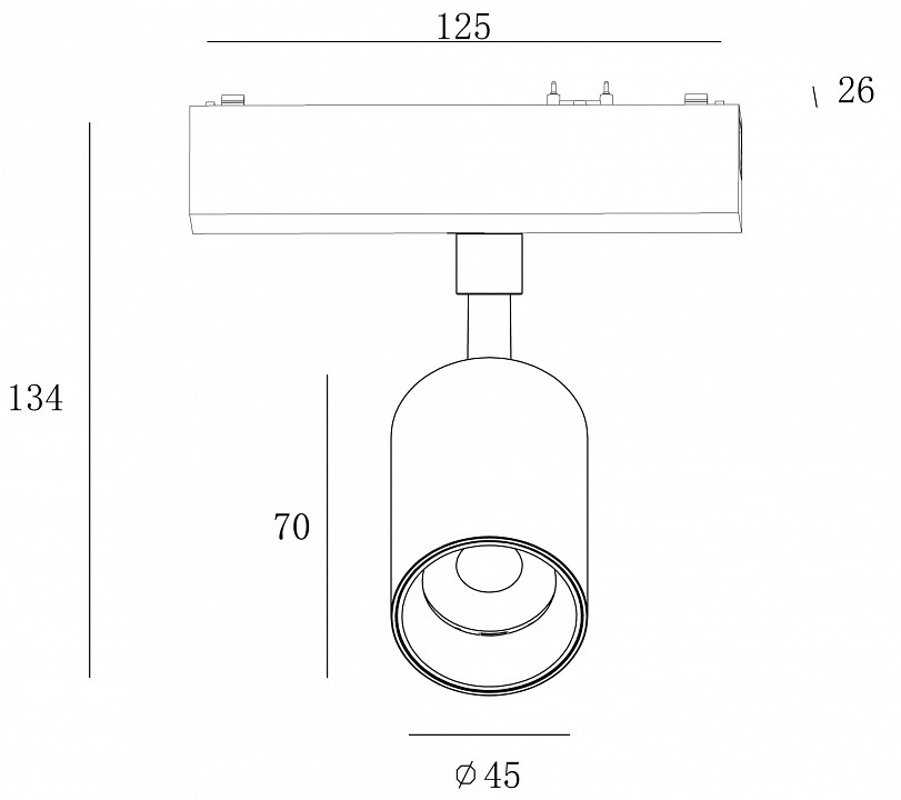 Светильник на штанге SWG PRO SLIM SL-SLIM-SPWH-10-CCT