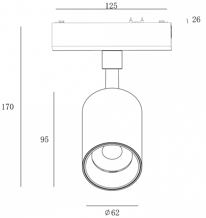 Светильник на штанге SWG PRO SLIM SL-SLIM-SPWH-20-CCT