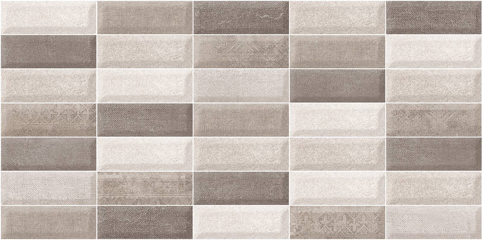 Плитка настенная Alma Ceramica Birma рельефная 249х500х8.5 мм TWU09BIR014