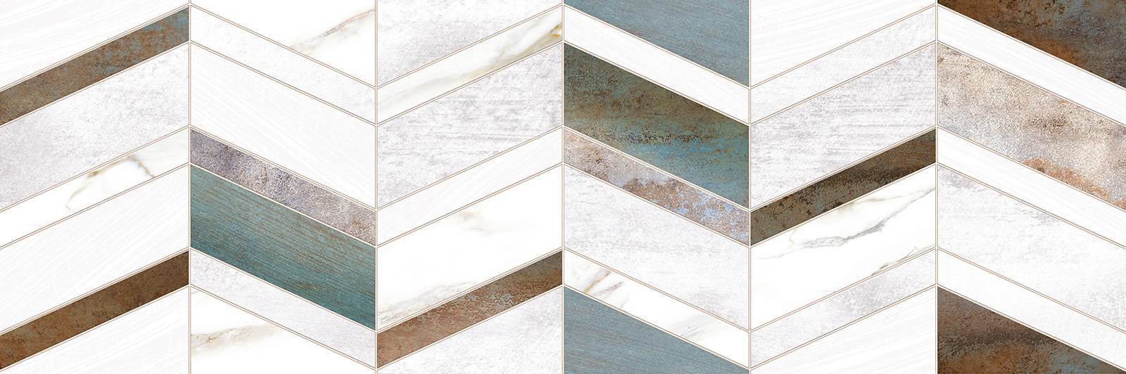 Плитка настенная Alma Ceramica Oxide рельефная 246х740х9 мм TWU12OXD17R