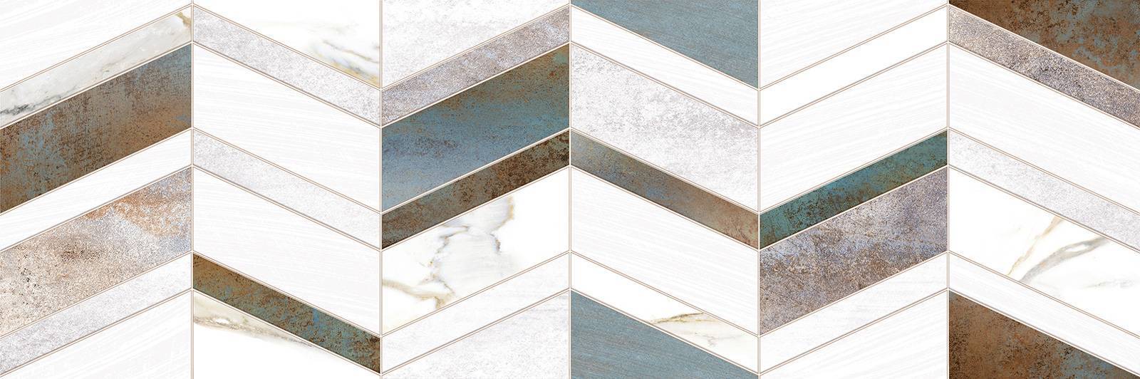 Плитка настенная Alma Ceramica Oxide рельефная 246х740х9 мм TWU12OXD17R