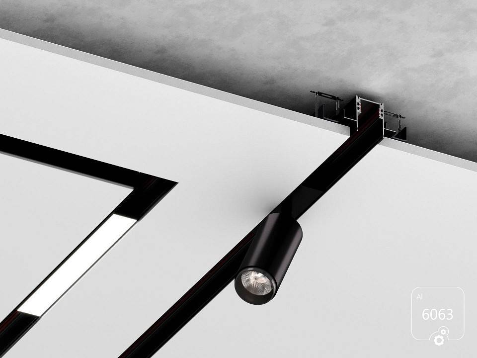 Трек встраиваемый TrackLine 6063 Track Edgeless 0611101