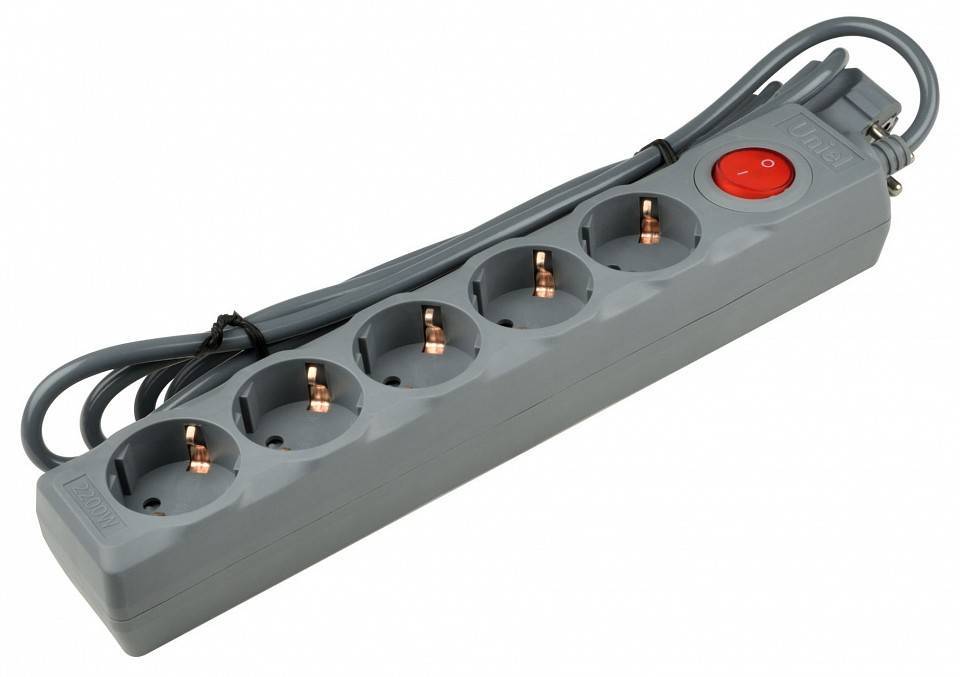 Удлинитель с выключателем Uniel S-Gsu5 UL-00001749
