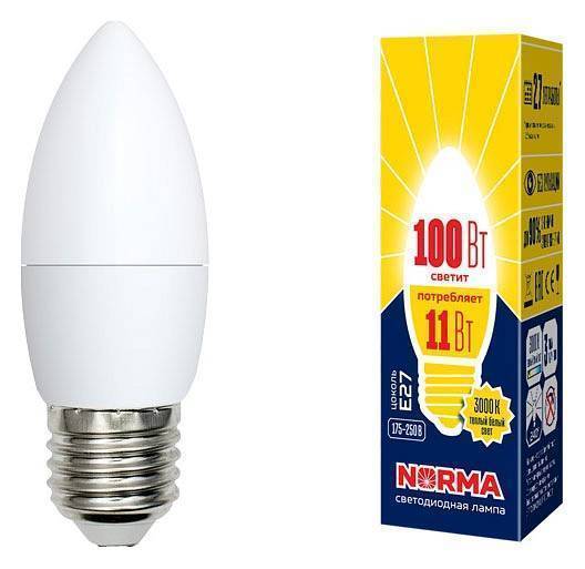 Лампа светодиодная Volpe  E27 11Вт 3000K UL-00003815