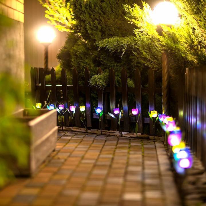 Садовая фигура-светильник Uniel Tulip UL-00004276