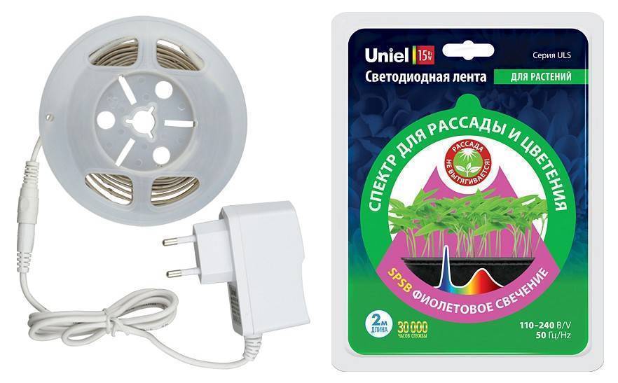 Комплект светодиодной ленты для растений Uniel ULS-P77 5 м IP20 UL-00006216