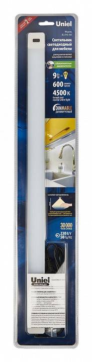 Светильник мебельный светодиодный Uniel ULI-F45 9 Вт с сенсором UL-00008281