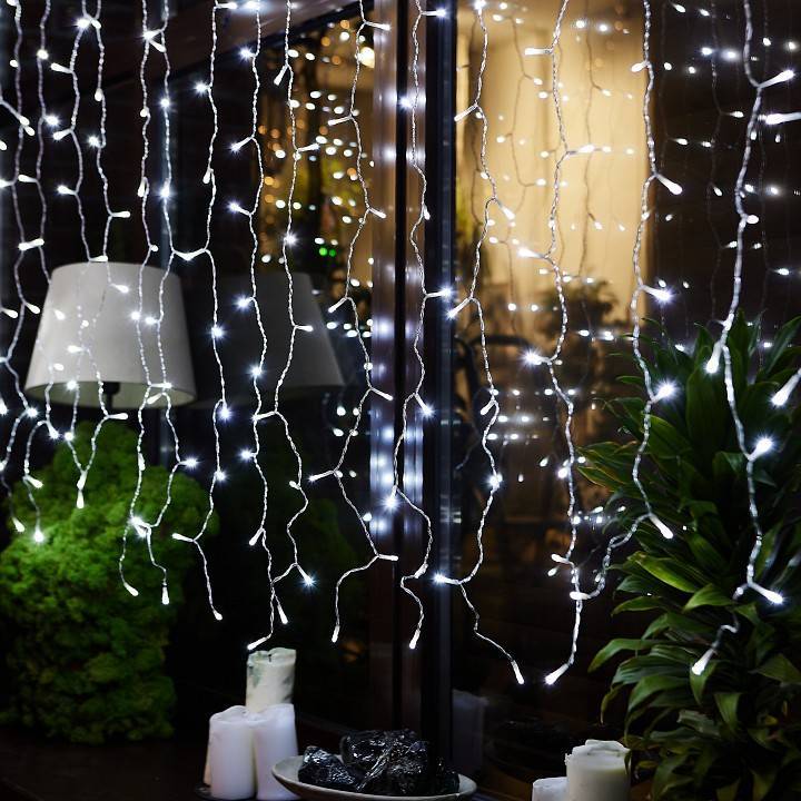 Гирлянда-занавес Uniel ULD-C3020-384/DTA/RC WHITE 3x2 м IP44 UL-00008562