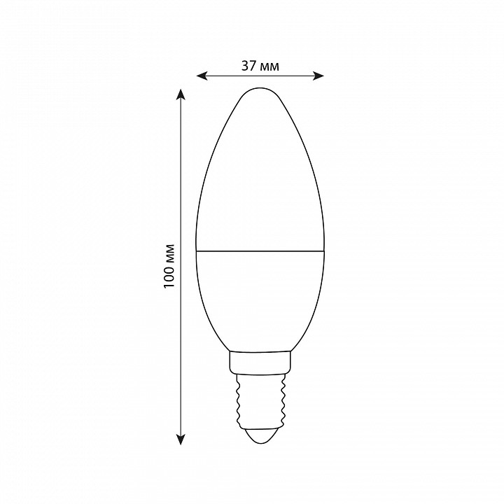 Лампа светодиодная Uniel OPTIMA DIM E14 6Вт 4000K UL-00009226
