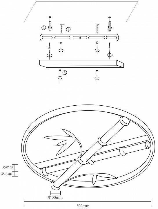 Накладной светильник Velante Velante 440-307-03