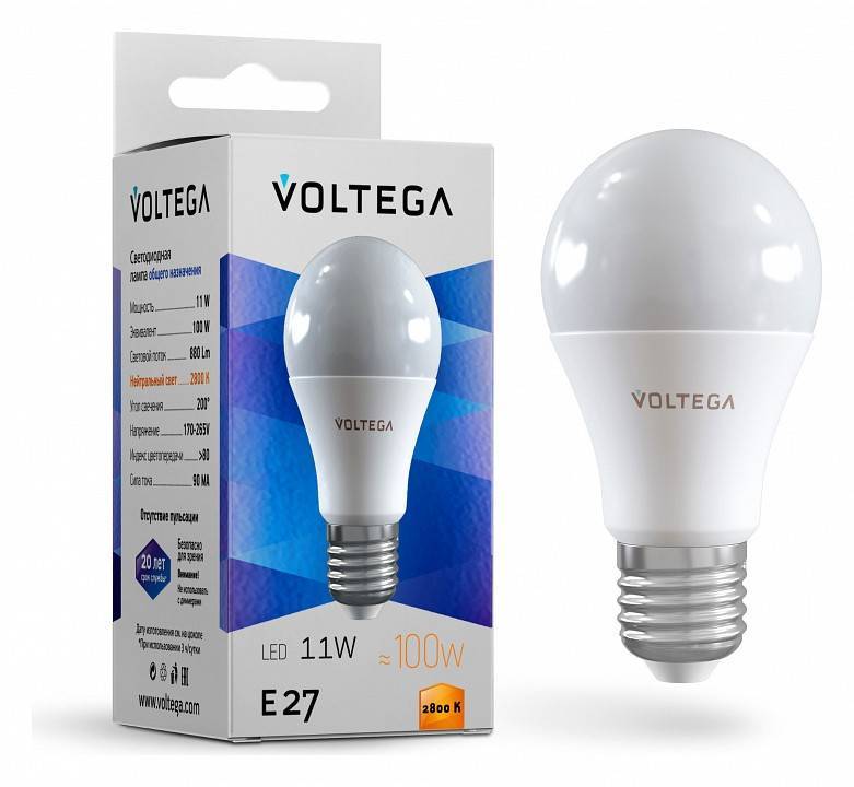 Лампа светодиодная Voltega General purpose bulb 11W 5737