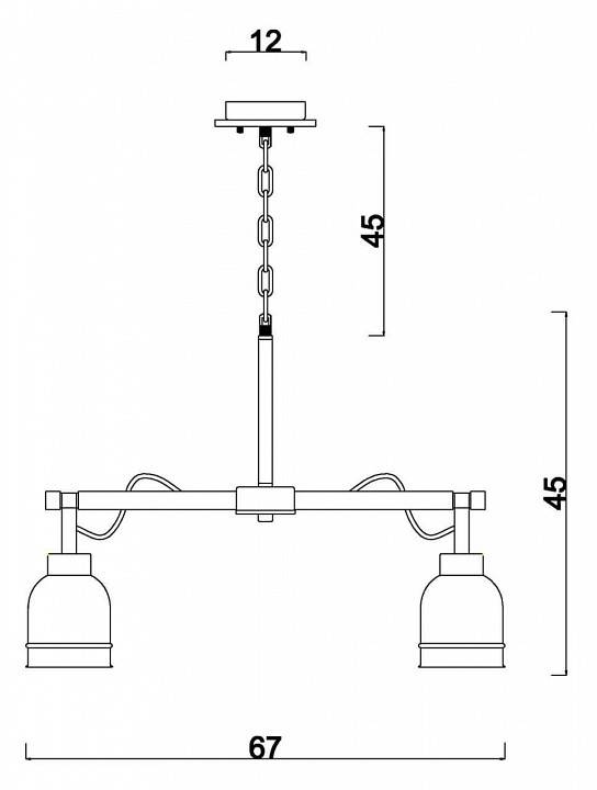 Подвесная люстра Vele Luce Calma 6 ламп VL2122L06