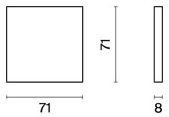 Клавиша для выключателя одноклавишного Voltum S70 VLS000108