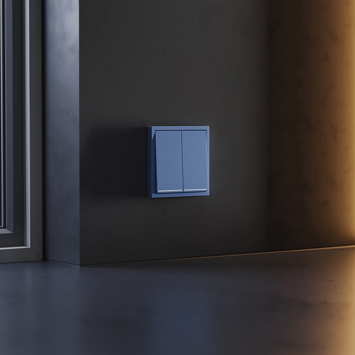 Клавиши для выключателя двухклавишного с подсветкой Voltum S70 VLS000415