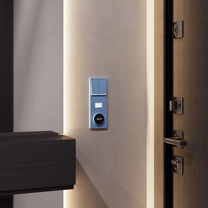 Клавиши для выключателя двухклавишного с подсветкой Voltum S70 VLS000415