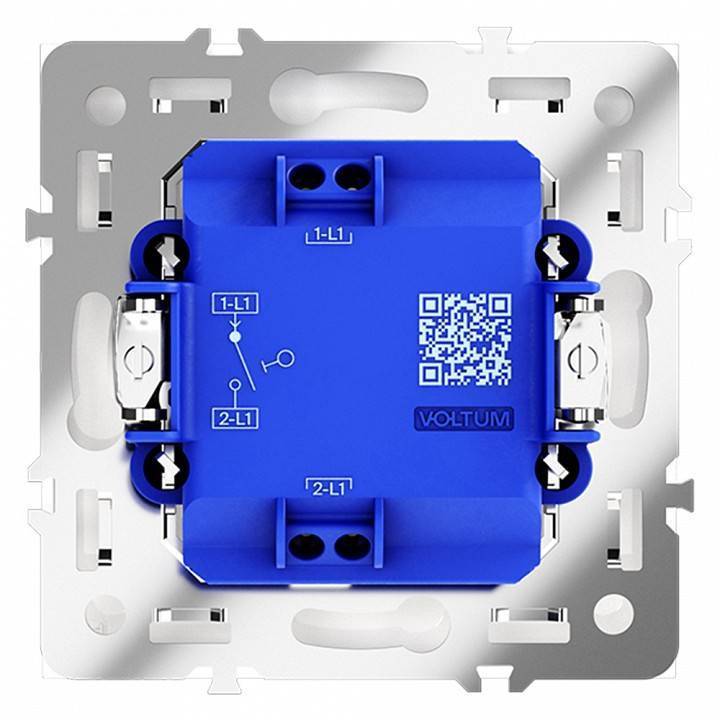 Выключатель одноклавишный без рамки Voltum S70 VLS010102