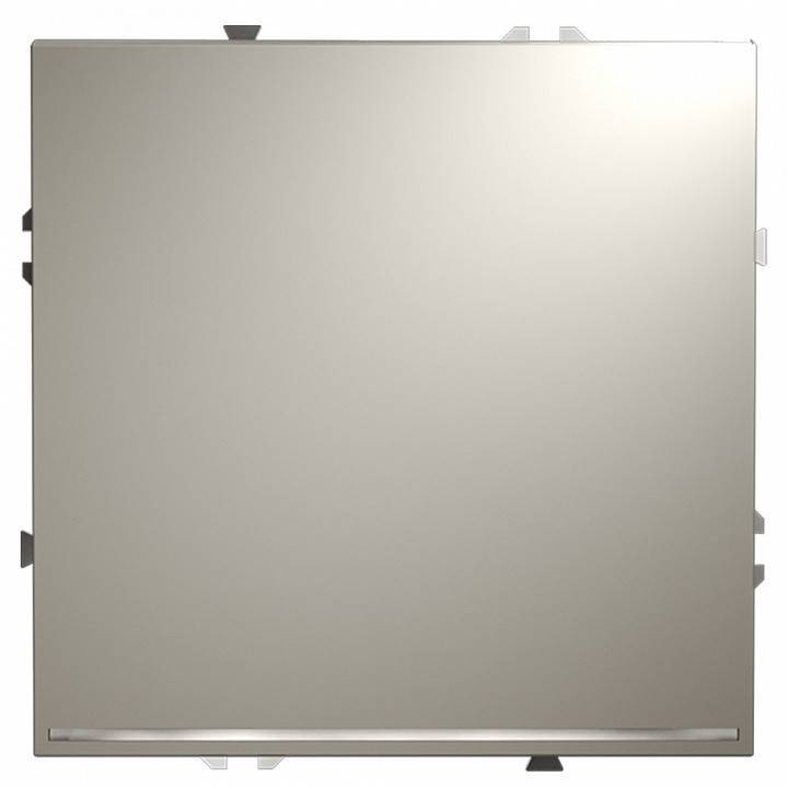 Выключатель проходной одноклавишный с подсветкой без рамки Voltum S70 VLS010403