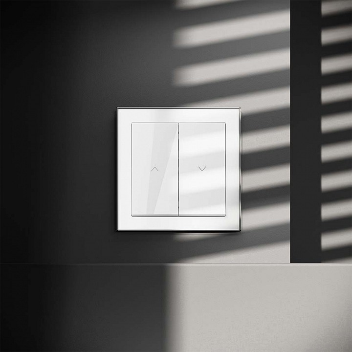 Выключатель для жалюзи без рамки Voltum S70 VLS020701