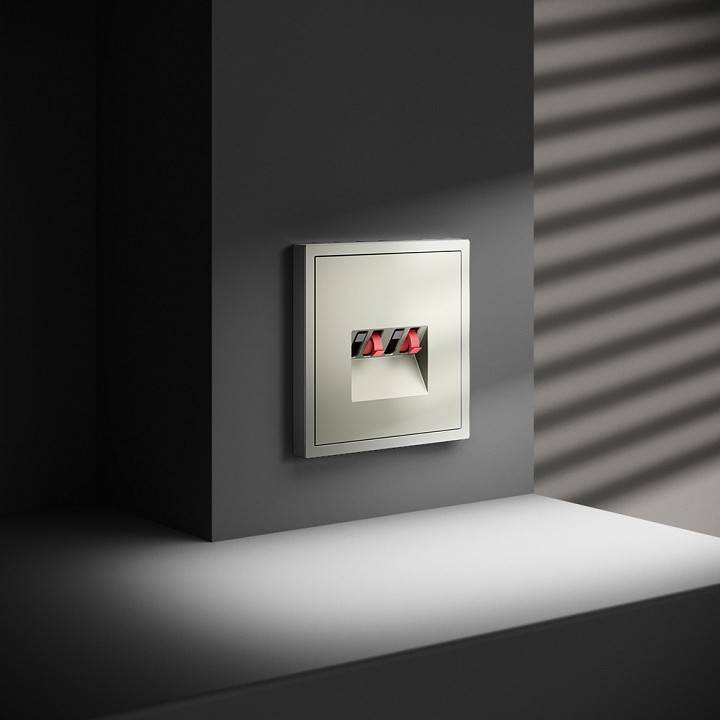 Розетка акустическая без рамки Voltum S70 VLS060305