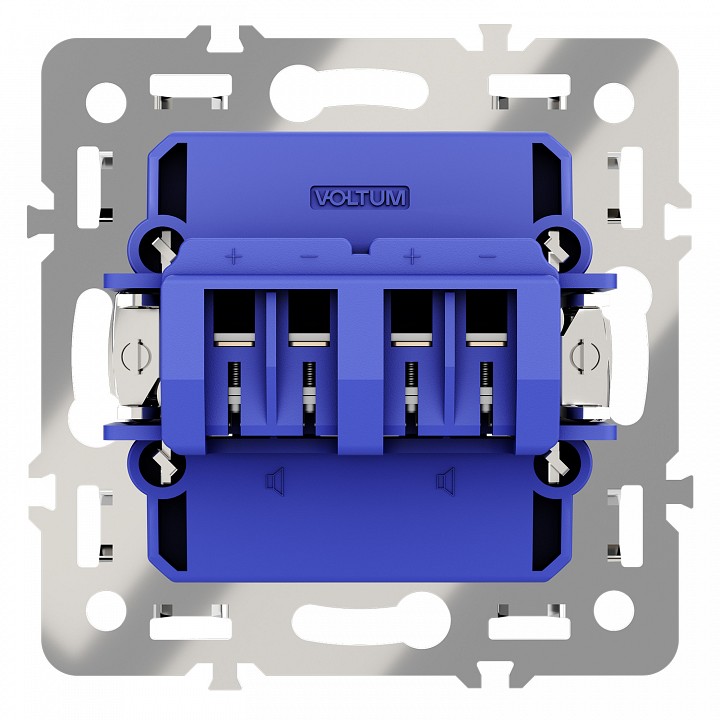 Механизм розетки акустическая Voltum S70 VLS0603M