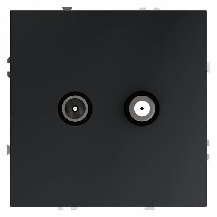 ТВ-розетка и SAT-розетка оконечная без рамки Voltum S70 VLS060407