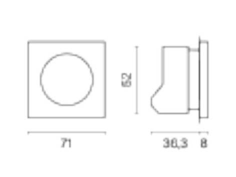 Диммер без рамки Voltum S70 VLS070303