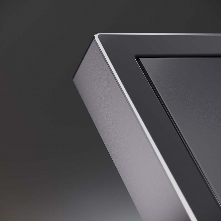 Накладка для розетки с заземлением и со шторками Voltum S70 METAL VLSM000712