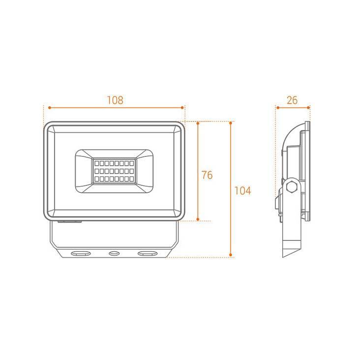 Настенно-потолочный прожектор Wolta WFL-20W WFL-20W/06