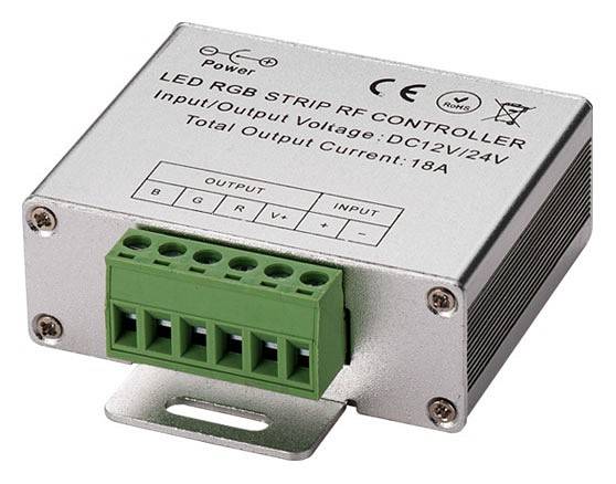 Контроллер-регулятор цвета RGB с пультом ДУ Wolta  WLC-CP/01