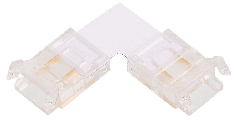 Соединитель лент угловой жесткий Wolta  WLS-2PIN-10MM-MONO-L